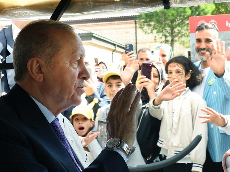 Cumhurbaşkanı Erdoğan, AileFest alanını ziyaret etti