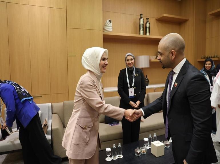 Bakan Göktaş, Uluslararası Sosyal Sorumluluk Forumu kapsamında Riyadda ikili görüşmelerde bulundu