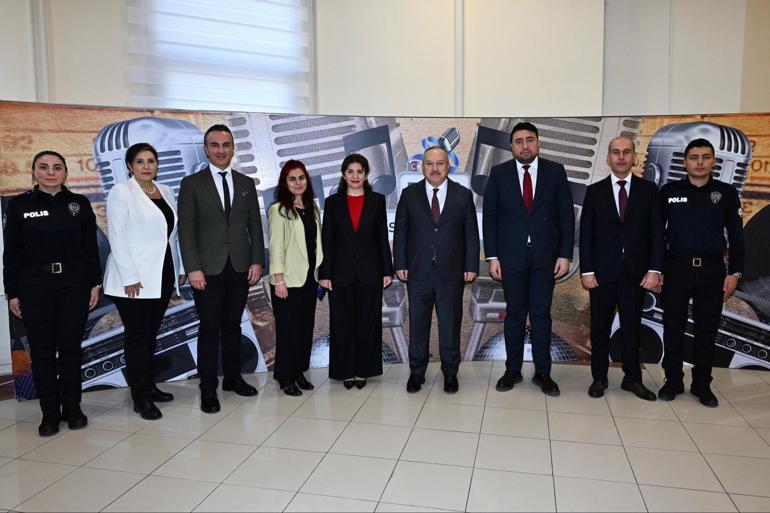 Emniyet Genel Müdürü Fidan’dan, Türkiye Polis Radyosu’na ziyaret