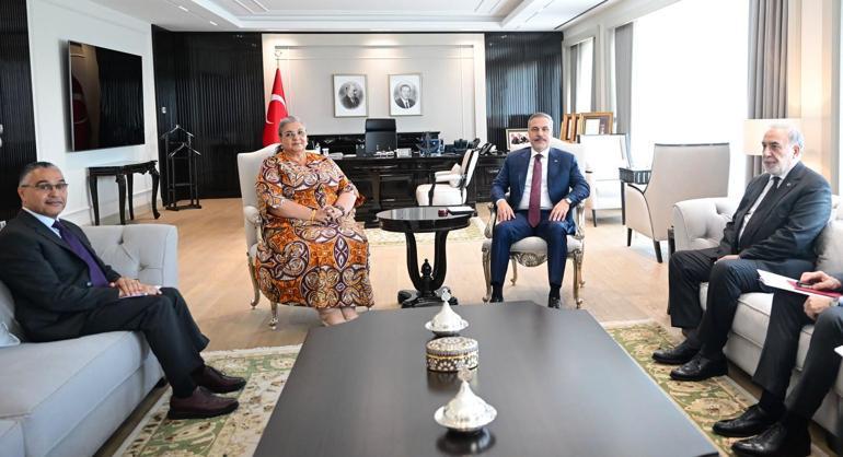 Bakan Fidan, BM Genel Sekreteri Libya Özel Temsilcisini kabul etti