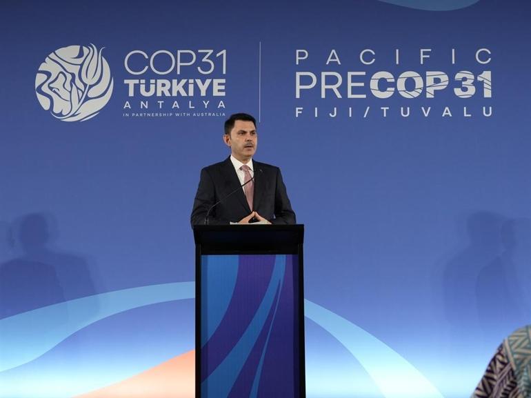 COP31 Başkanı Kurum: Hedefimiz 1,5 derece hedefini korumak, aşımı mümkün olduğunca sınırlamak