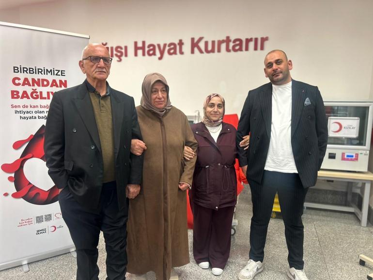 Kızılaya 36 kez kan bağışlayan Meryem Çağdaş, ailesini de bağışçı yaptı