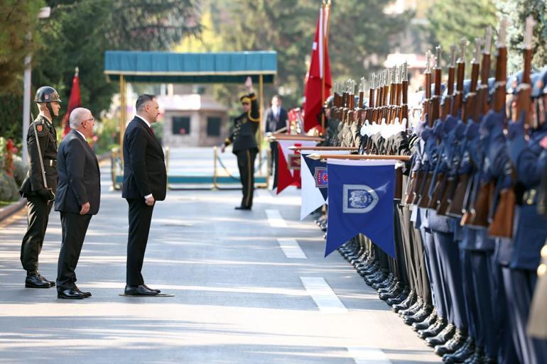 Bakan Güler, Arnavut mevkidaşı Nufi ile bir araya geldi