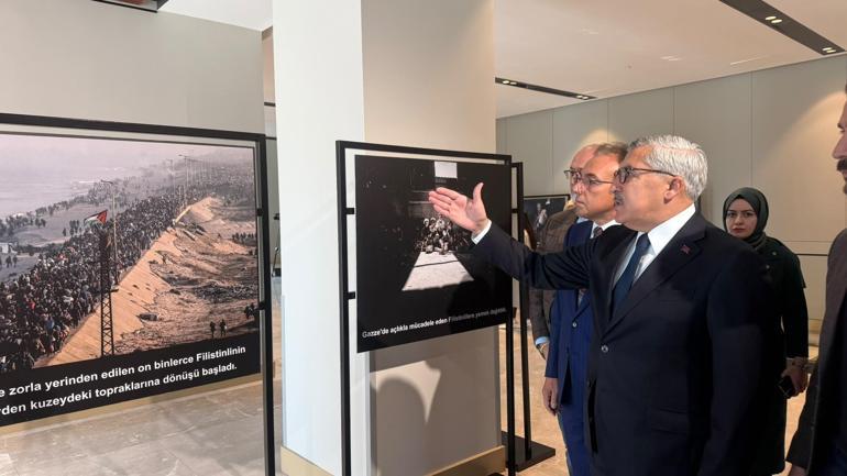 AK Partide Gazze fotoğraf sergisi