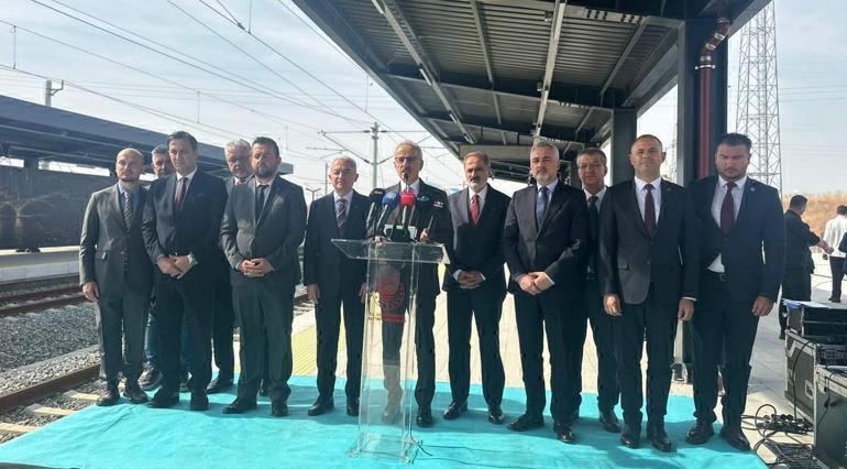 Bakan Uraloğlu: Halkalı-Kapıkule yolcu seyahat süresi 4 saatten 1,5 saate düşecek