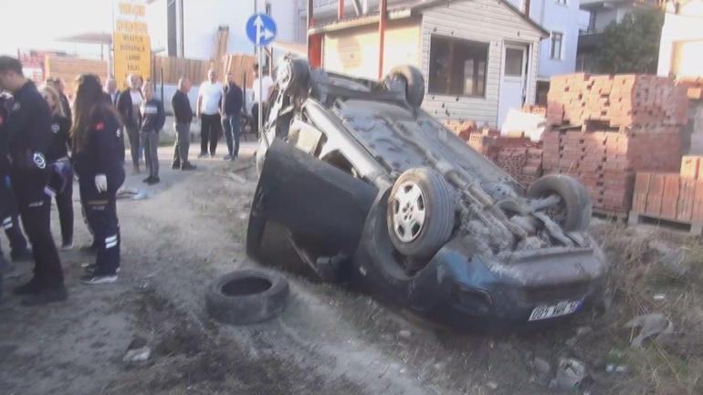 Silivride 4 aracın karıştığı zincirleme kaza kamerada: 3 yaralı
