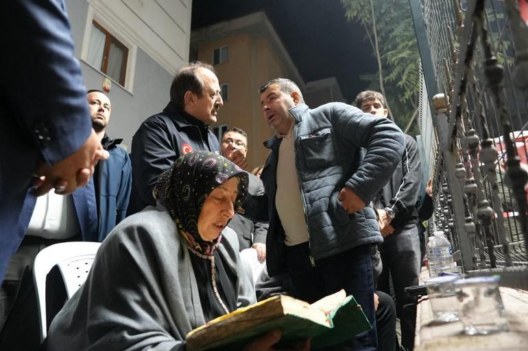 AFAD Başkanı Pehlivan, Maltepede çöken binada incelemelerde bulundu