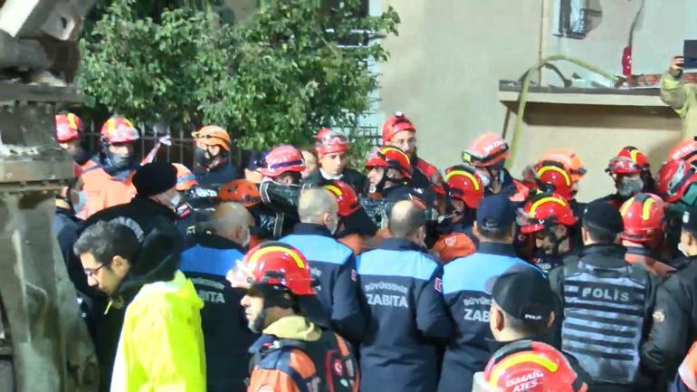 Maltepe’de çöken binada 5 kişi hayatını kaybetti