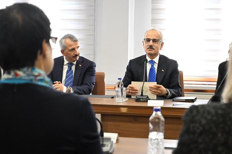 Bakan Uraloğlu, AB Komiseri Kos ile bir araya geldi