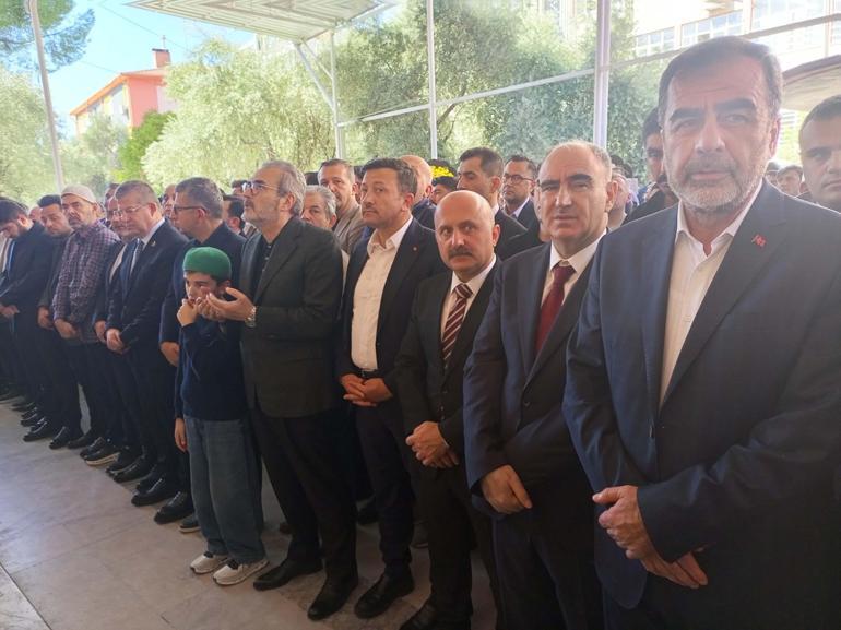 AK Partili Ünalın kayınpederi, son yolculuğuna uğurlandı