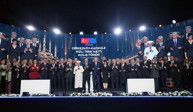 Bakan Uraloğlu: “Hızlı tren ağımızı Çerkezköy-Kapıkule hızlı tren hattımızla birlikte 2 bin 604 kilometreye yükselttik