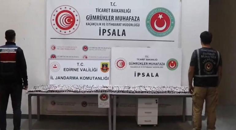 İpsala Sınır Kapısı’nda 17 bin 121 uyuşturucu hap ele geçirildi