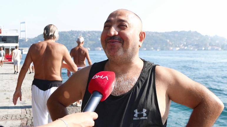 İstanbullular güneşli havanın keyfini çıkardı; kimi yüzdü kimi yürüyüş yaptı