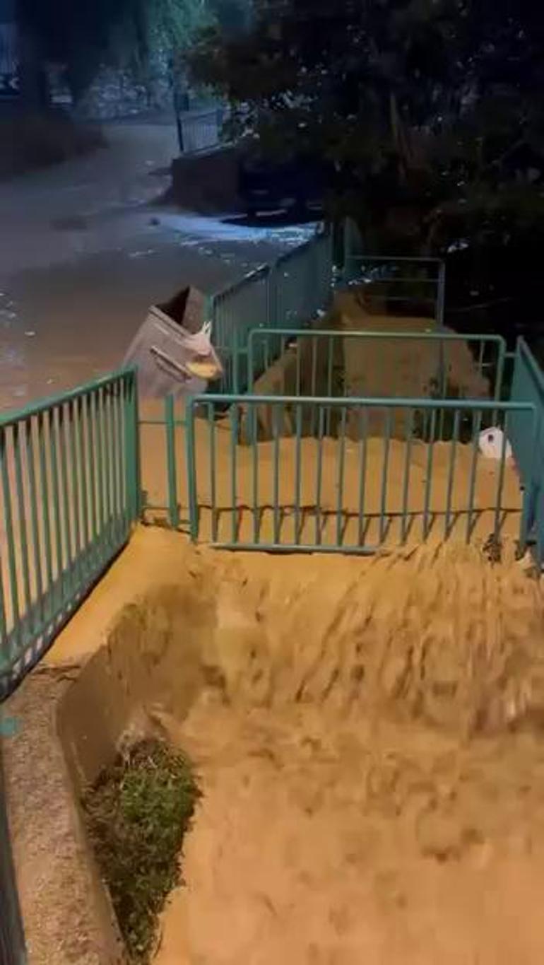 Kocaeli’de sağanak su baskınlarına neden oldu