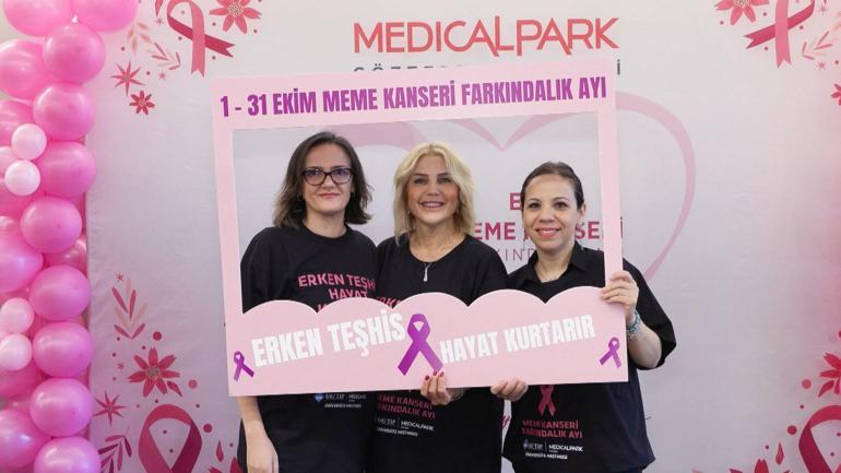 Medical Park Göztepe’de meme kanserine karşı farkındalık etkinliği düzenlendi
