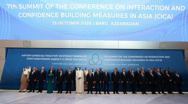 Dışişleri Bakanı Fidan, Bakü’de gerçekleştirilen CICA 7’nci Zirvesi’ne katıldı