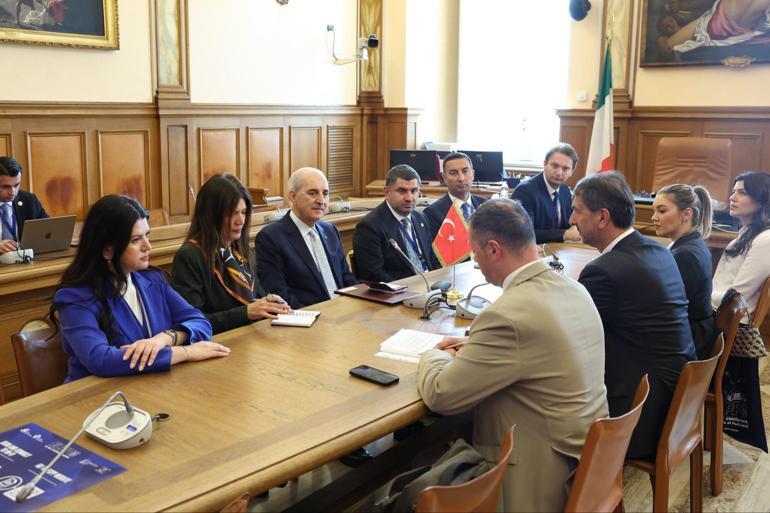 TBMM Başkanı Kurtulmuş, Bosna Hersek Temsilciler Meclisi Başkan Yardımcısı Çavara’yı kabul etti