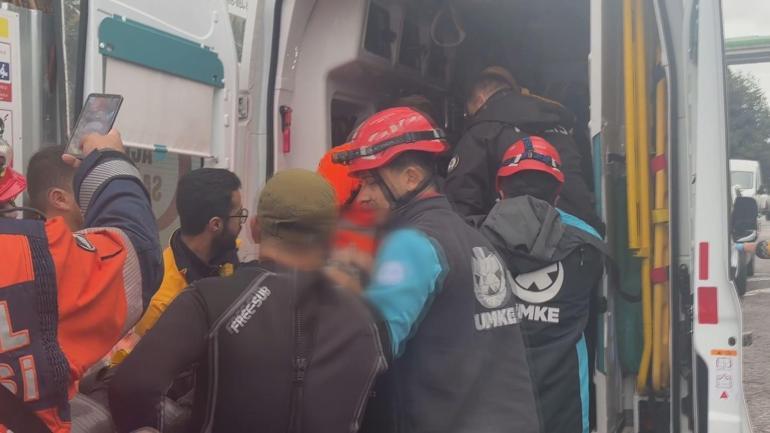 Beykoz’da sel nedeniyle su tahliyesi yaparken kuyuya düşen işçi öldü