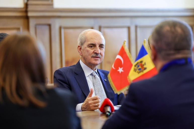 TBMM Başkanı Kurtulmuş, İtalya Temsilciler Meclisi Başkanı Fontana ile bir araya geldi