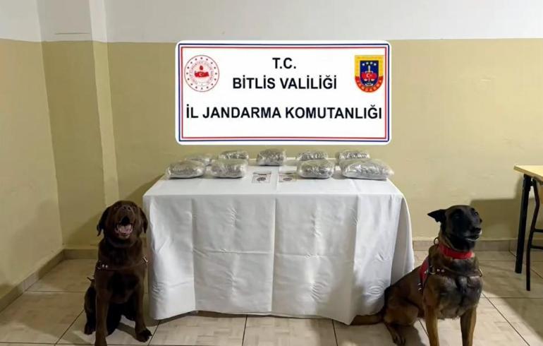 Bitlis’te 5 kilo 887 gram uyuşturucu ele geçirildi: 13 tutuklama