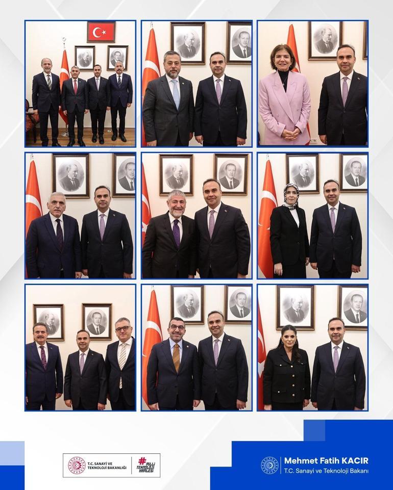 Bakan Kacır, milletvekilleriyle bir araya geldi