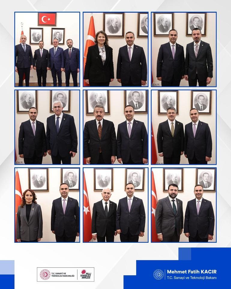 Bakan Kacır, milletvekilleriyle bir araya geldi