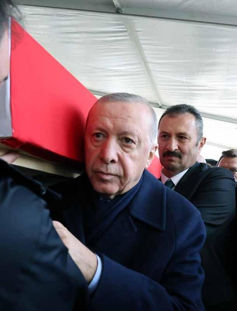 Cumhurbaşkanı Erdoğan, Dündar Ziya Gültekin’in cenaze törenine katıldı