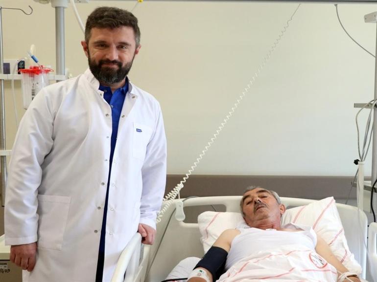 Günde 60 kez kalp pili şoklaması olan hasta, yakma işlemi ile sağlığına kavuştu