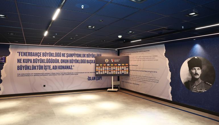 Chobani Stadyumu Şükrü Saracoğlu Spor Kompleksi’nde soyunma odası ve bağlantılı alanlar yenilendi