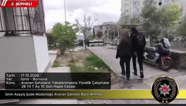 İzmir’de 9 yıldır aranan dolandırıcılıktan 28 yıla hükümlü çift aynı adreste yakalandı