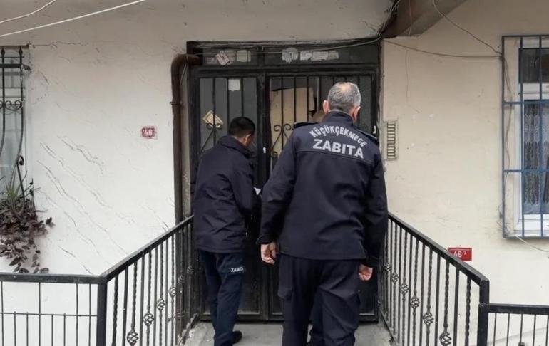 Küçükçekmecede çatlaklar oluşan ve sesler gelen 7 katlı bina tahliye edildi