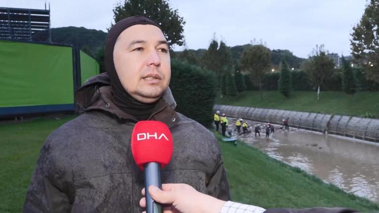 Sarıyerde selde kaybolan Murat Babacanovu arama çalışmaları sürüyor