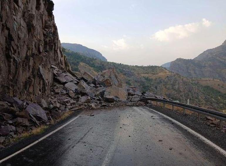 Şırnak-Beytüşşebap kara yolu ulaşıma kapandı