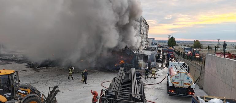Kırklarelide ilaç fabrikasında yangın