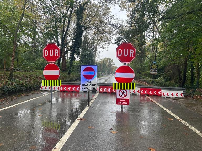 Sapanca’da selde zarar gören Yanık Köprüsü’ne alternatif yol ulaşıma açıldı