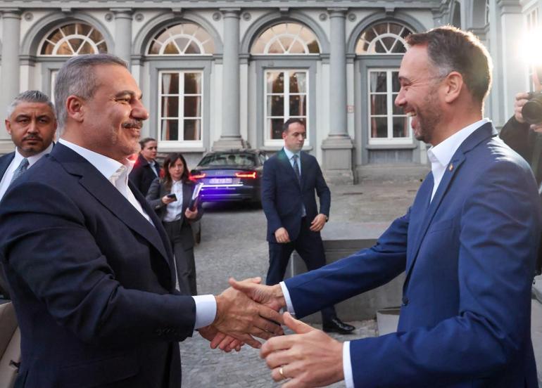 Bakan Fidan, Belçikalı mevkidaşı Prevot ile görüştü