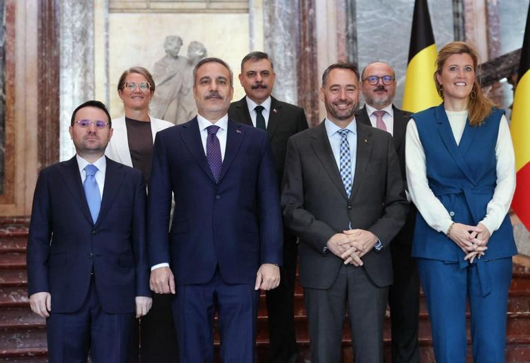 Dışişleri, Adalet ve İçişleri bakanları Belçikada