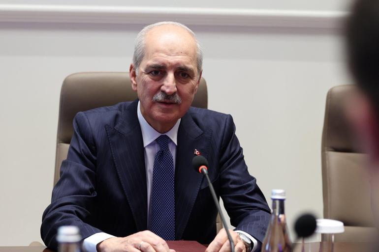 TBMM Başkanı Kurtulmuş, KKTC Cumhuriyet Meclisi Başkanı Öztürkler ile görüştü