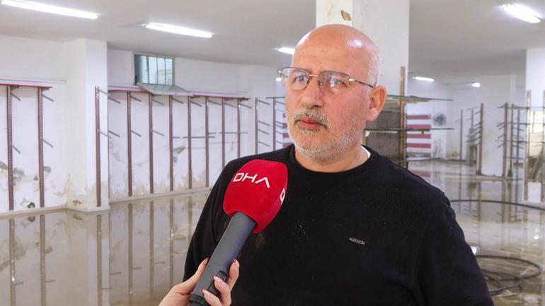 Ayazağada selde mağazayı su bastı; 19 senenin 1-2 dakikada yok olması acı verici
