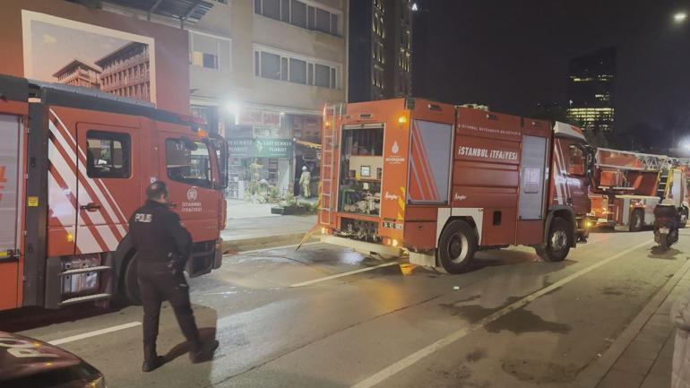 Etilerde restoran alev alev yandı