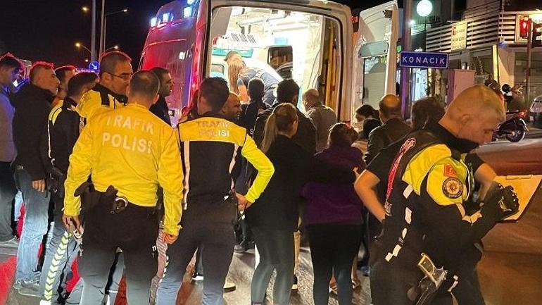 Bodrum’da motosikletin çarptığı yaya öldü; kaza anı kamerada