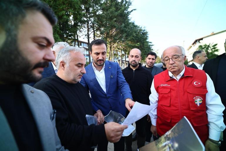 AK Parti İstanbul İl Başkanı Özdemir, selden etkilenen Şile’yi ziyaret etti
