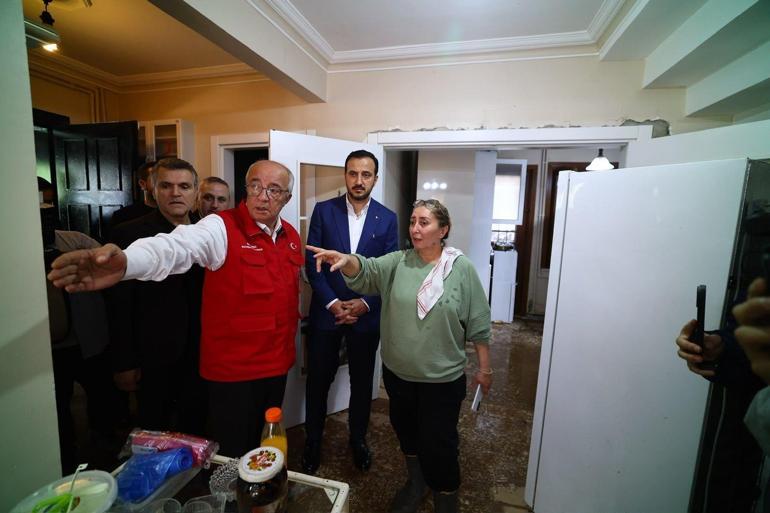 AK Parti İstanbul İl Başkanı Özdemir, selden etkilenen Şile’yi ziyaret etti