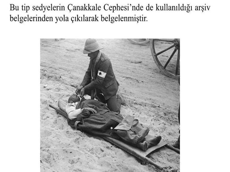Çöpte bulduğu 1915 damgalı askeri sedyeyi, tarihe emanet etti