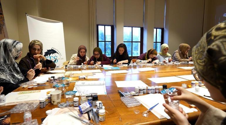 Boğaziçi Üniversitesi’nde tezhip atölyesi düzenlendi