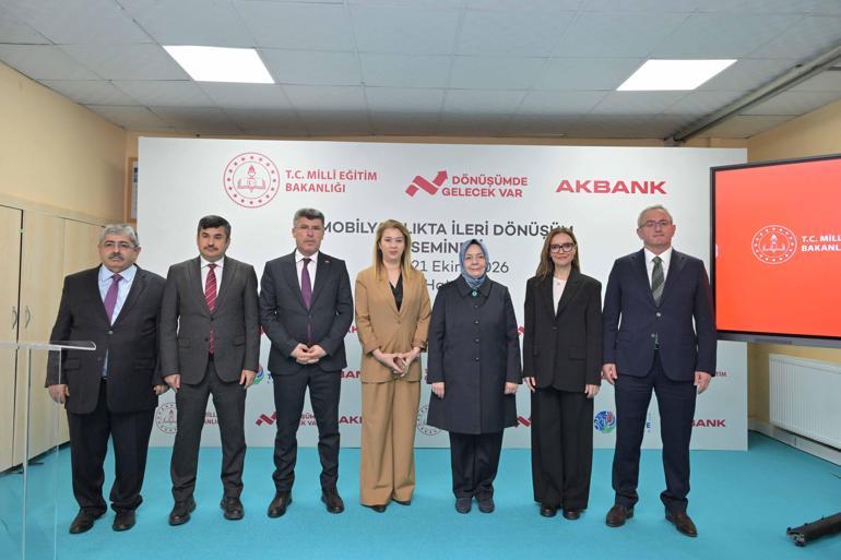 Milli Eğitim Bakanlığı ve Akbank ileri dönüşümü mesleki eğitime taşıyor