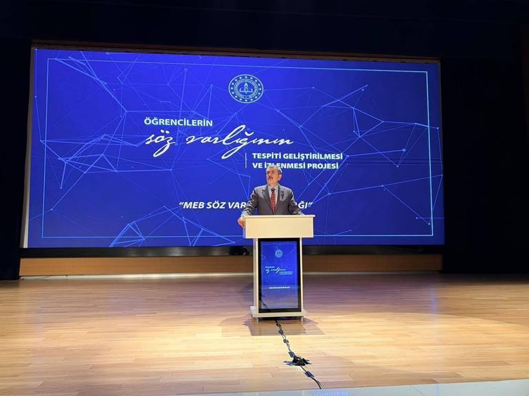 Bakan Tekin: Öğrencilerimizin söz varlığını zenginleştirmeyi hedefliyoruz