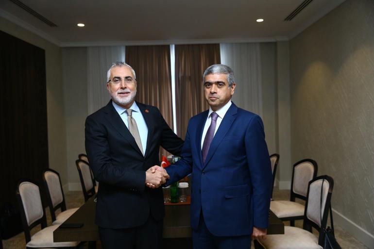 Çalışma ve Sosyal Güvenlik Bakanı Işıkhan, Azerbaycanda