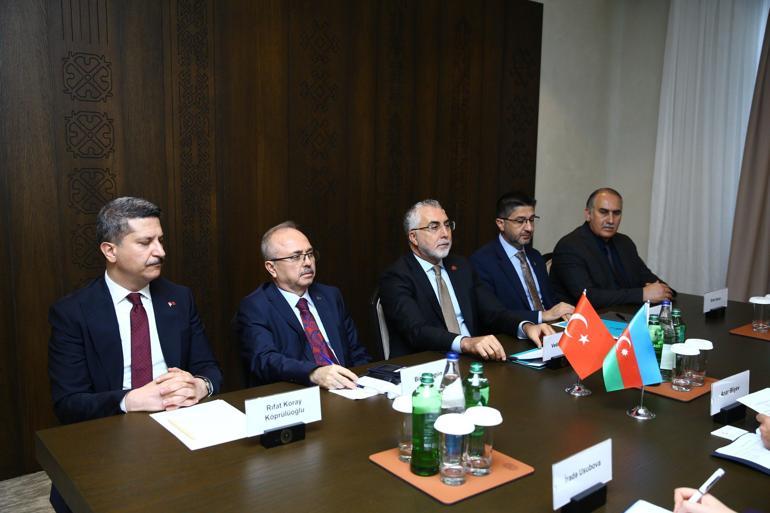 Çalışma ve Sosyal Güvenlik Bakanı Işıkhan, Azerbaycanda