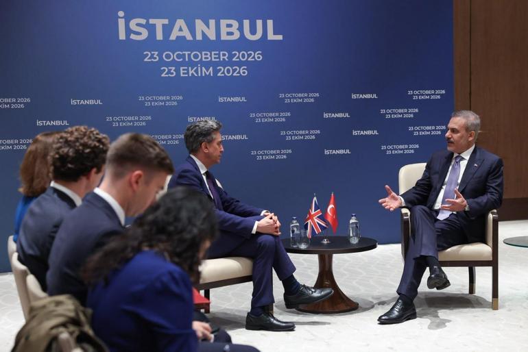 Bakan Fidan, Birleşik Krallık Dışişleri Bakanı Ed Miliband ile bir araya geldi